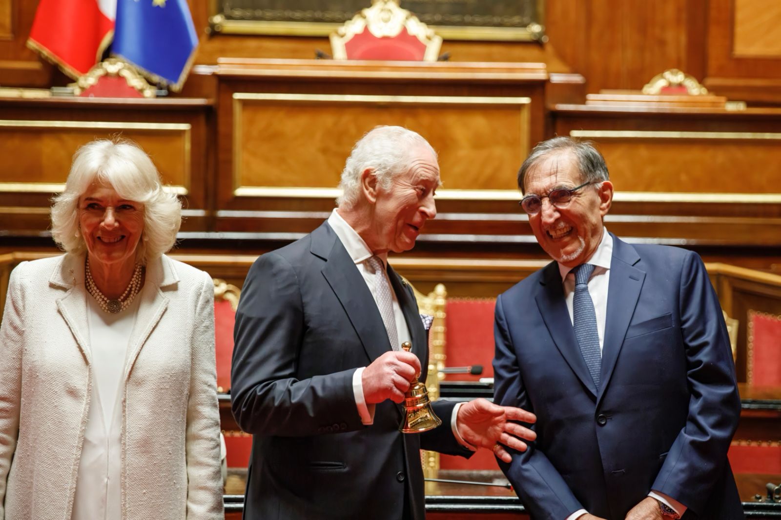Re Carlo alla Camera, il suo discorso al Parlamento riunito