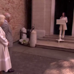 Ravenna, Re Carlo e Camilla alla tomba di Dante