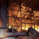 Ucraina, droni russi su Kiev: a fuoco case ed edifici