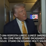 Dazi, Trump: “Stiamo incassando un sacco di soldi”