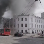 Ucraina, attacco russo a Sumy: le immagini delle esplosioni