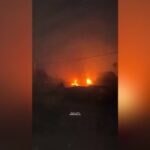 Gaza, Israele bombarda nella notte l’ospedale: il momento dell’attacco
