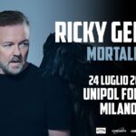 Ricky Gervais a Milano il 24 luglio 2025, le news sui biglietti