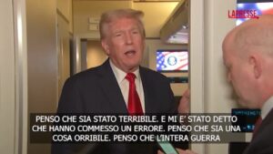 Ucraina, Trump: “Orribile attacco a Sumy”