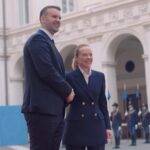 Governo, il primo ministro del Montenegro incontra Meloni a Palazzo Chigi