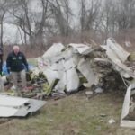 New York, investigatori al lavoro sui resti dell’aereo caduto