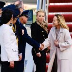 Dazi Usa, Meloni arrivata a Washington. La premier sente von der Leyen
