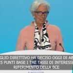 Bce, Lagarde: “Prospettive economiche oscurate da eccezionale incertezza”