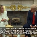 Dazi, Meloni: “Trump ha accettato invito a Roma per dialogo con Ue”