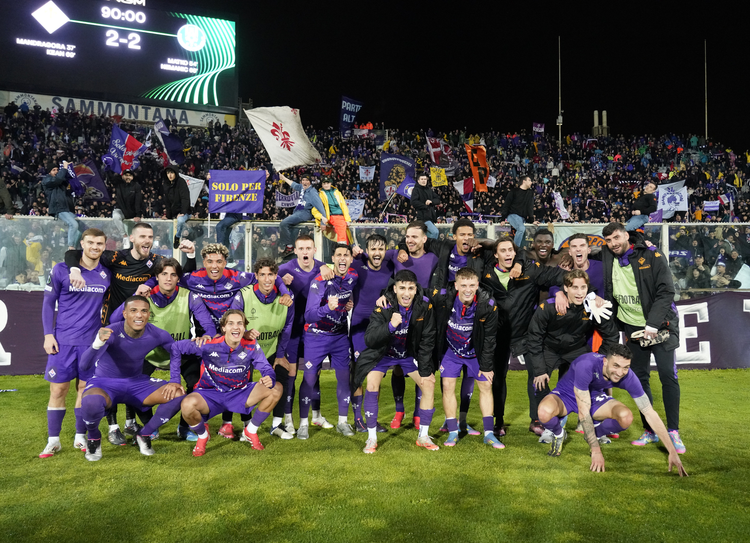 Conference League, Fiorentina-Celje 2-2: i viola in semifinale