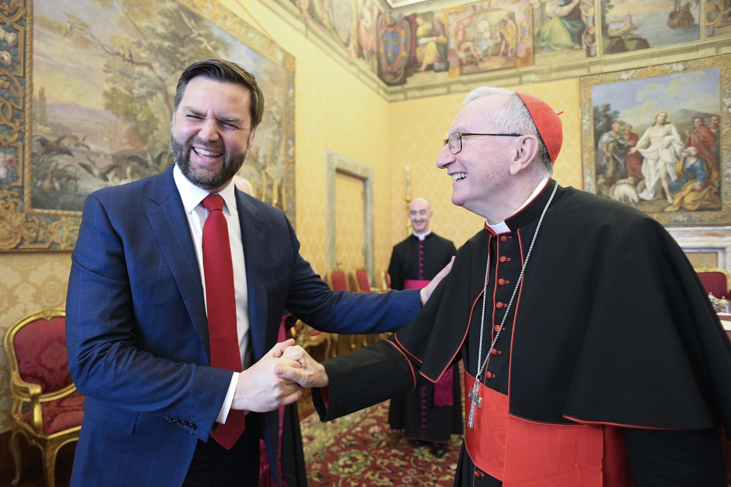 JD Vance in Vaticano incontra cardinale Parolin