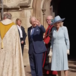 Pasqua, Re Carlo e la Regina Camilla alla messa a Windsor