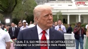 Papa Francesco, Trump: “Cordoglio per i cattolici, siamo con voi”