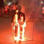 Venezuela, bruciata effigie del presidente di El Salvador al posto di Giuda