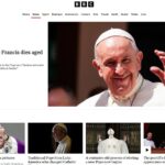 Papa Francesco, la notizia della morte sui siti internazionali