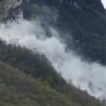 Maltempo Piemonte, frana a Varzo nel Vco