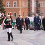 25 aprile, Mattarella depone una corona d’alloro all’Altare della Patria