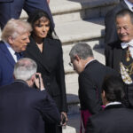 Donald e Melania Trump ai funerali di Papa Francesco