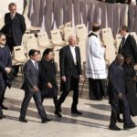 Il presidente delle Filippine Ferdinand Marcos Jr, ai funerali di Papa Francesco