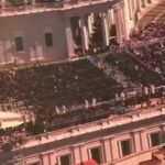 Funerali Papa Francesco, Piazza San Pietro gremita: le immagini dall’alto del drone dell’Aeronautica
