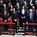 Trump e Macron ai funerali di Papa Francesco
