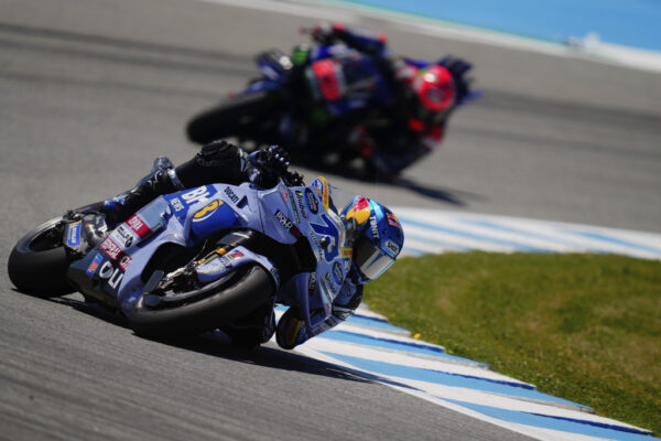 Alex Marquez in pista nel Gp di Spagna 2025 di MotoGp