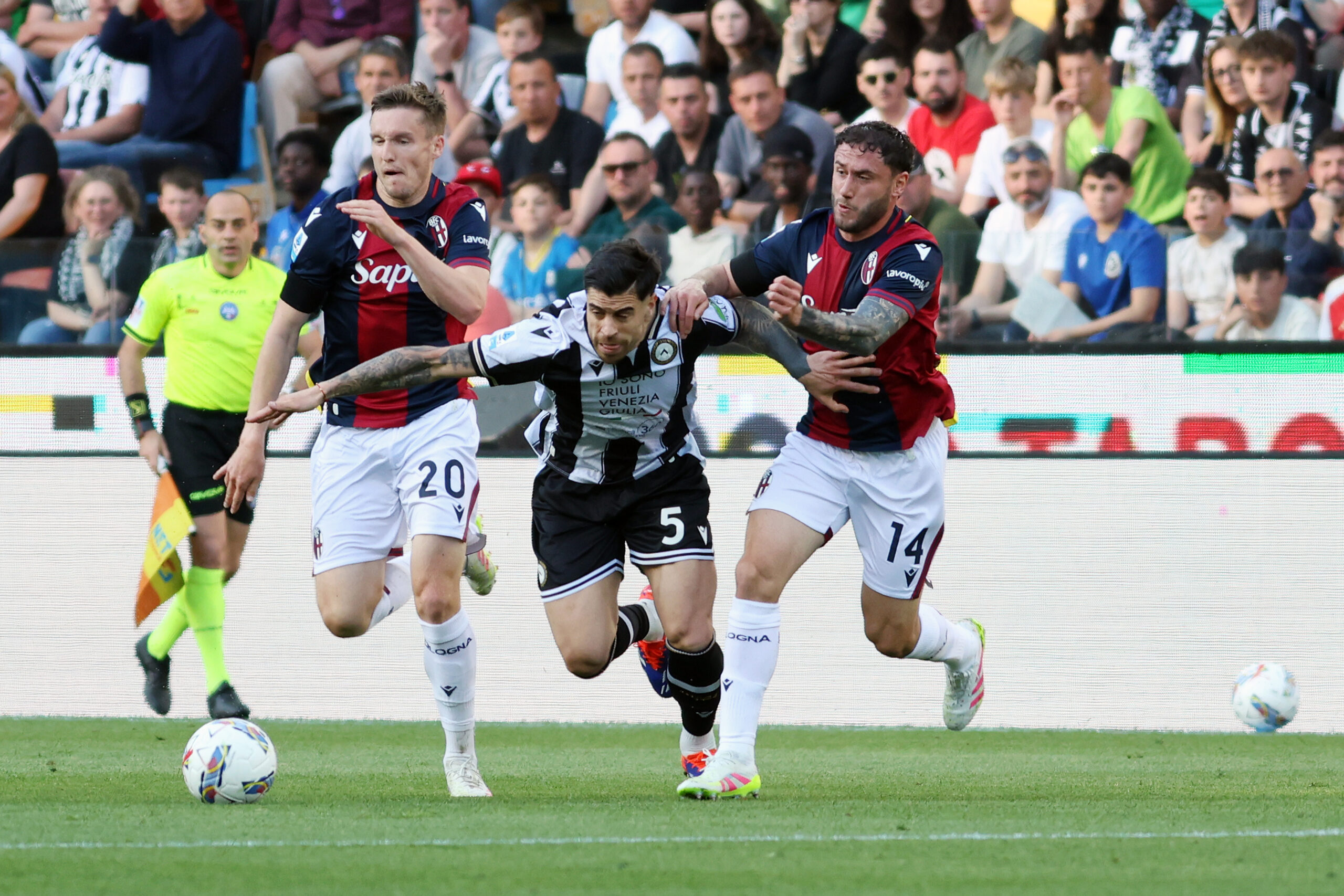 Udinese-Bologna 0-0, la Juventus resta quarta
