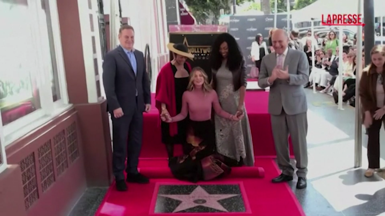 Ellen Pompeo da Lapresse.it ellen pompeo stella sulla walk of fame per la protagonista di grey s anatomy
