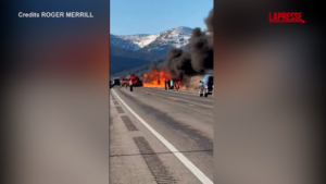 Usa, scontro tra pick-up e un furgone turistico vicino Yellowstone