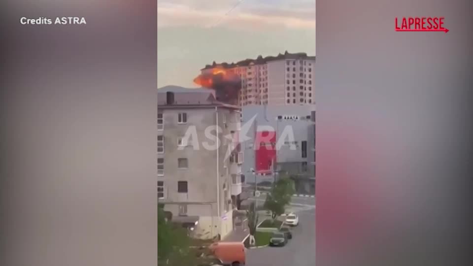Russia, attacco con droni sulla città portuale di Novorossiysk Russia, attacco con droni sulla città portuale di Novorossiysk