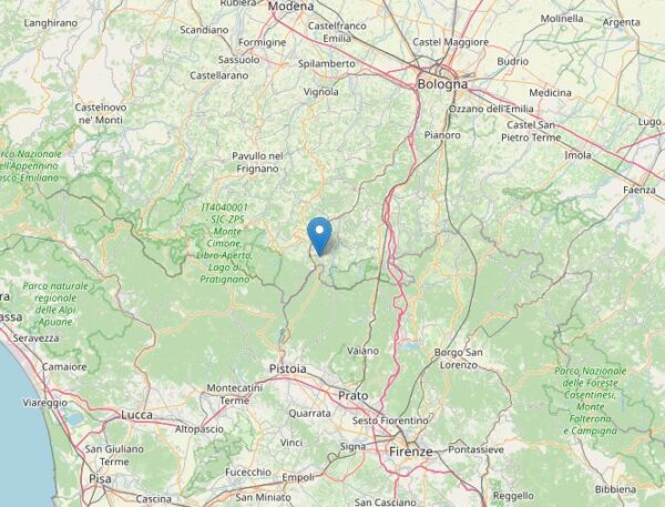 Scossa di terremoto all’alba nel Bolognese, magnitudo 3.8