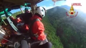 Torino, soccorsa famiglia in un bosco sopra a Giaveno