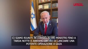 Israele, Netanyahu: “Pronti per un’invasione massiccia di Gaza”