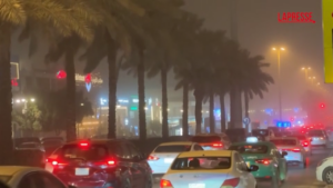 Arabia Saudita, tempesta di sabbia a Riad