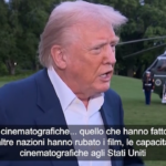 Usa, Trump sui dazi per i film: “Ci rubano le capacità cinematografiche”