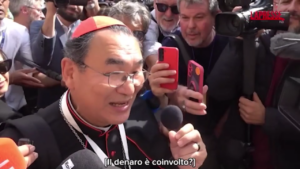Conclave 2025, il cardinale giapponese Kikuchi: “Politica coinvolta? No, forse i soldi”