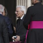 Mattarella visita tomba Papa Francesco a Santa Maria Maggiore