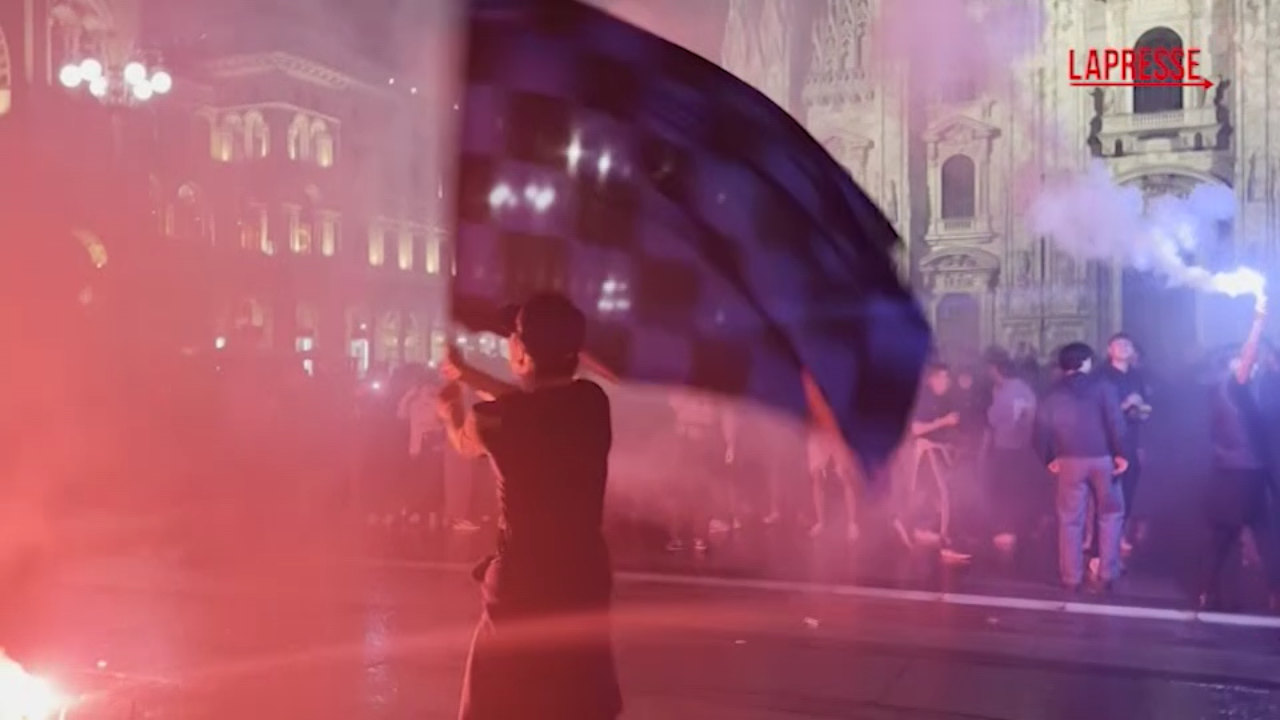 Champions League da Lapresse.it champions league inter in finale i tifosi festeggiano in piazza duomo