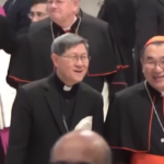 Conclave, l’arrivo dei cardinali in San Pietro: sfilano Pizzaballa, Zuppi e Tagle