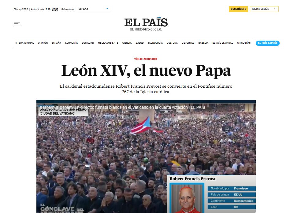 Elezione Papa, la fumata bianca apre i siti di tutto il mondo Elezione Papa, la fumata bianca apre i siti di tutto il mondo