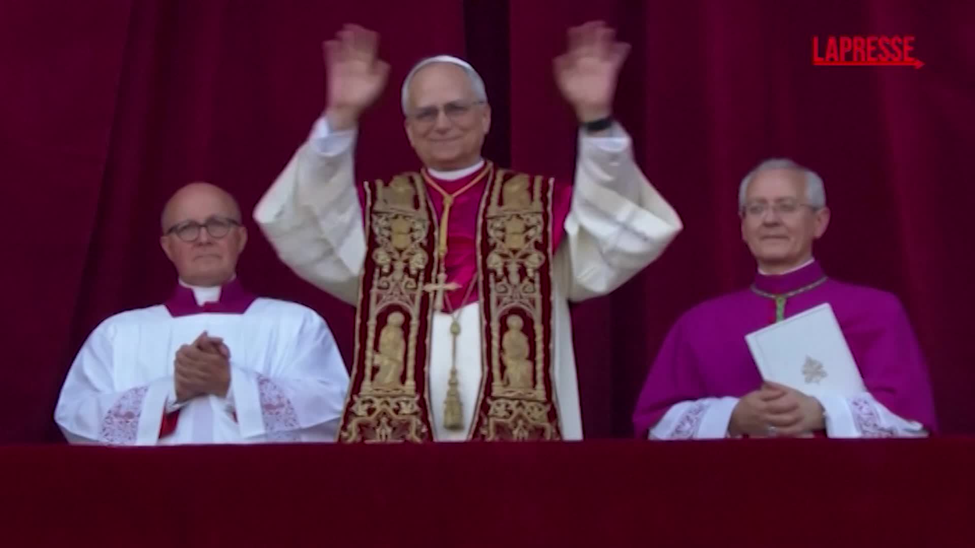 Papa Leone XIV, ecco le sue prime parole Papa Leone XIV, ecco le sue prime parole