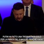 Ucraina, Zelensky: “Tregua Putin finta, raid al fronte continuano”