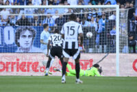 Il gol dello 0-1 di Kolo Muani in Lazio-Juventus del 10 maggio 2025