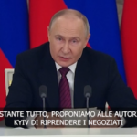 Putin: “Proponiamo negoziati diretti a Kiev dal 15 maggio a Istanbul”