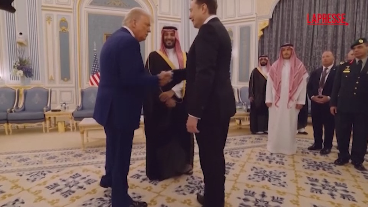 Trump in Arabia Saudita, col presidente Usa anche Elon Musk