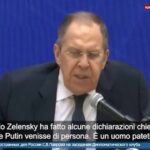 Ucraina, Lavrov: “Zelensky è un uomo patetico”