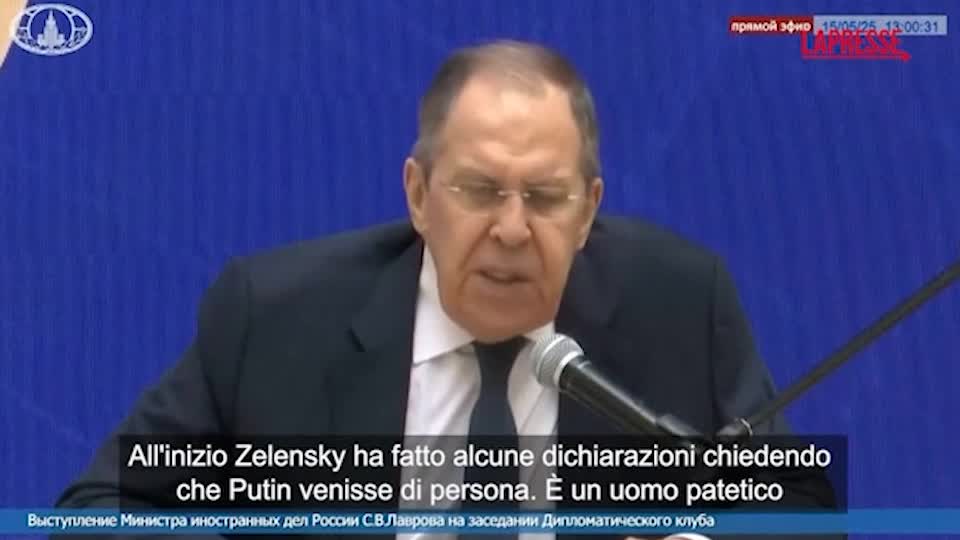 ucraina lavrov zelensky è un uomo patetico da Lapresse.it ucraina lavrov zelensky è un uomo patetico