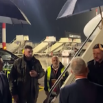 Zelensky in Albania, l’arrivo del presidente ucraino