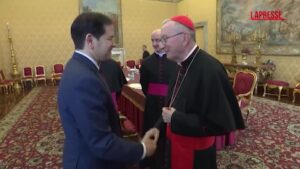 Vaticano, Rubio ricevuto dal Segretario di Stato Parolin