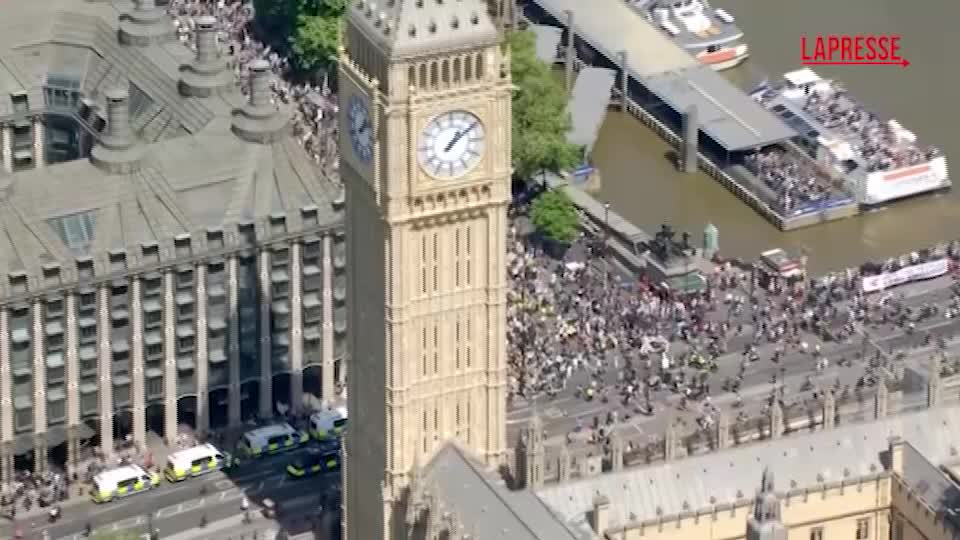 Gaza, manifestazioni pro Palestina a Londra in ricordo della Nakba Gaza, manifestazioni pro Palestina a Londra in ricordo della Nakba